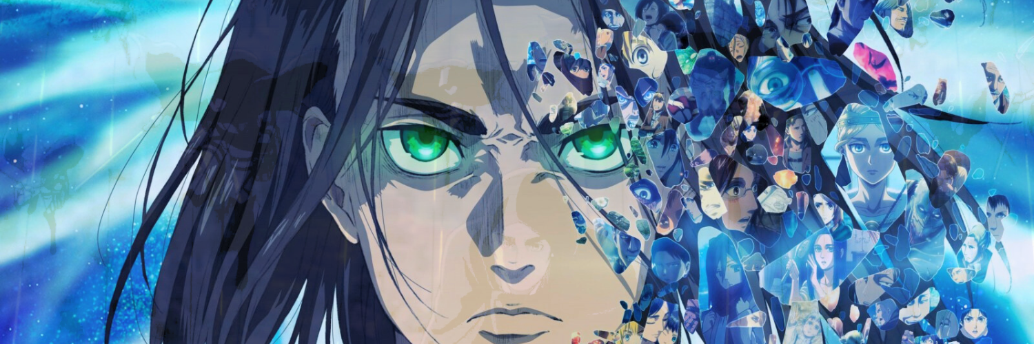 A scene from Attack on Titan featuring Eren Yeager.